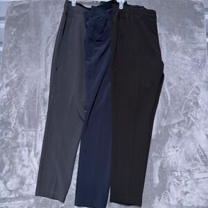 BYLT Pants Mens 38 Kinetic 2.0 Stretch Golf Performance Trousers LOT of 3